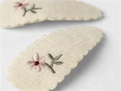 Lil Atelier birch/rose brown/shadow gray hårspænder (6-pak)